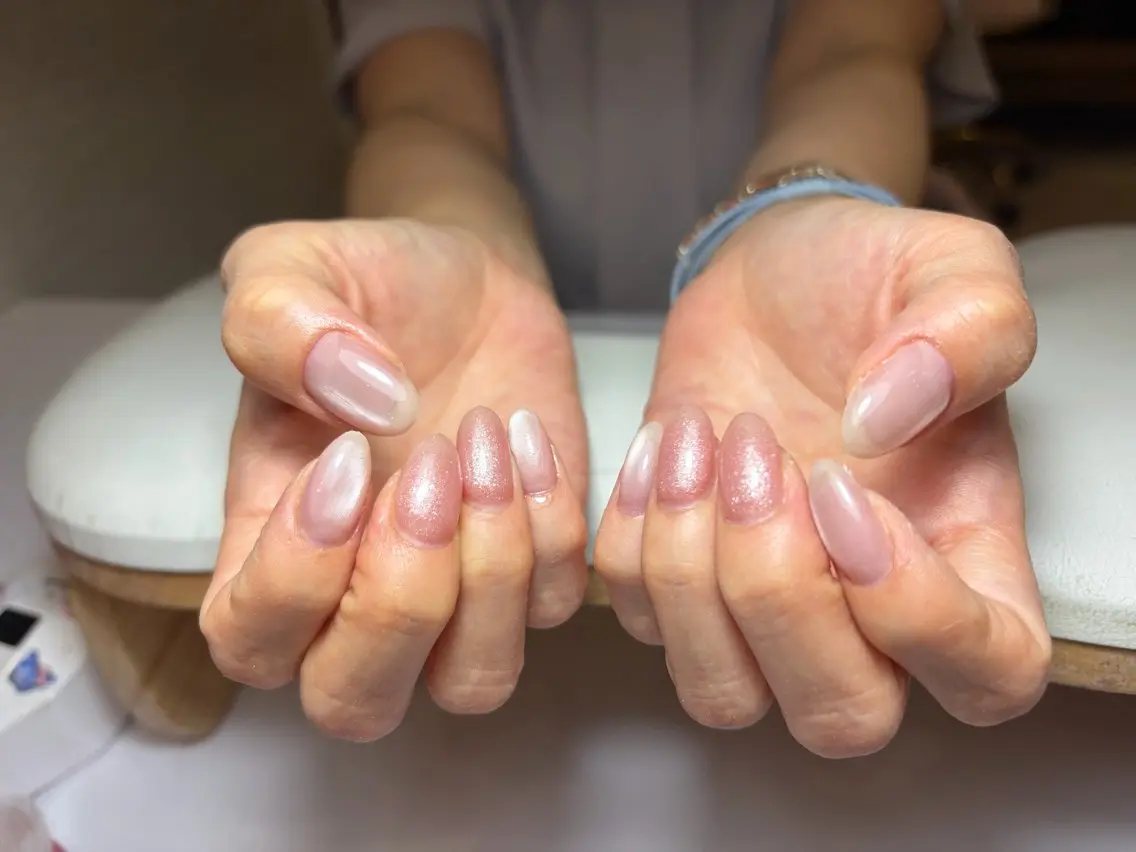ネイル ハンドネイル 🎀 アネラ しま  🎀のネイルデザイン