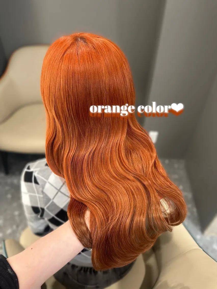 ロング カラー ヘアカラー 🎀ちゃんりお🎀 /ブリーチなしカラーのヘアスタイル