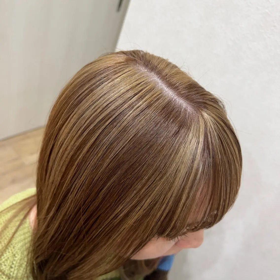 セミロング カラー ハイライトカラー ハイライト 🍇おぐら めぐみ🍇のヘアスタイル
