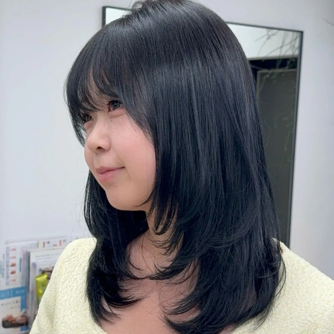 ミディアム カラー カット ヘアカラー トリートメント Lomaliaもえか /パーマ/ショートのヘアスタイル
