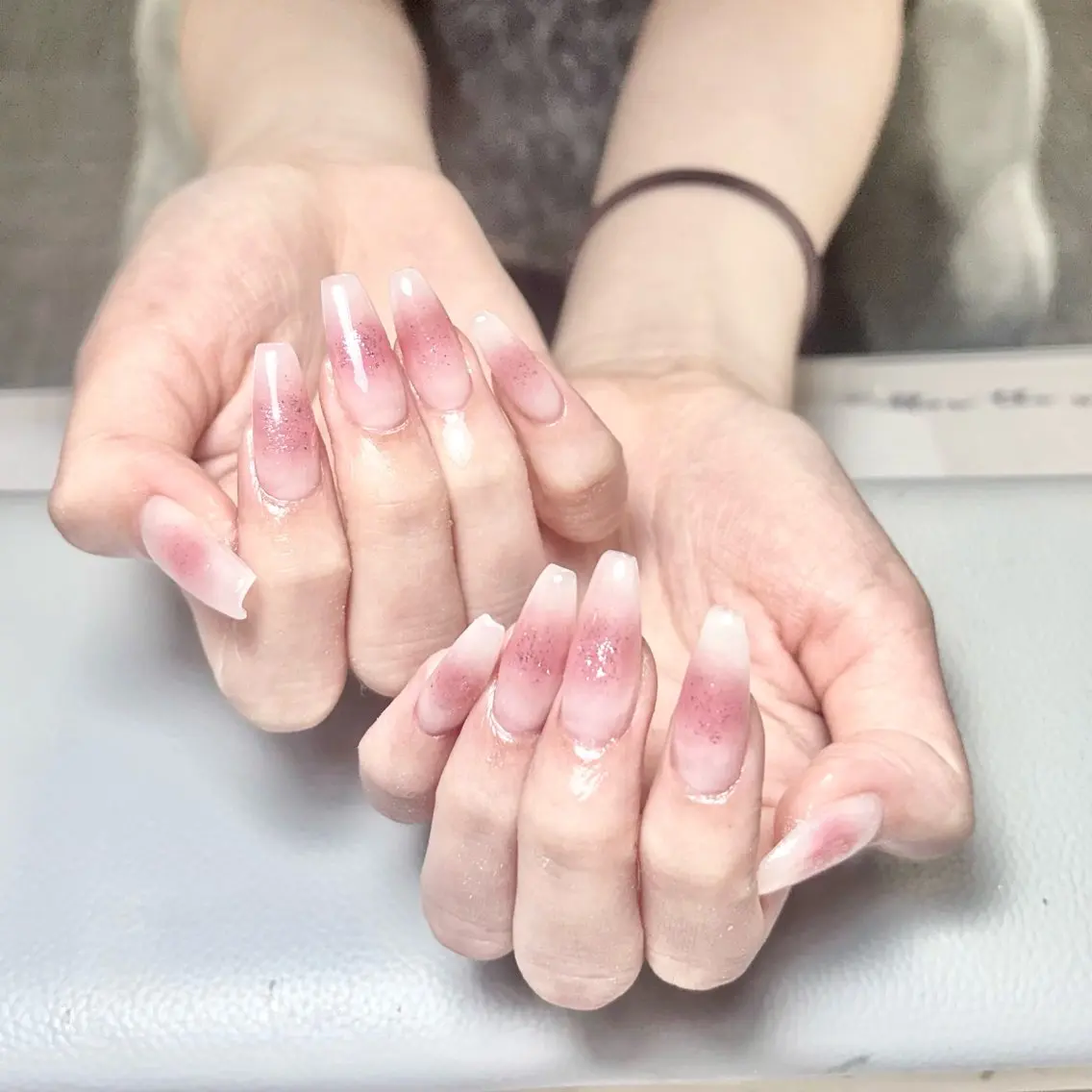 ネイル チークネイル ハンドネイル 🎀kira 長さだし💗モチ最高のネイルデザイン
