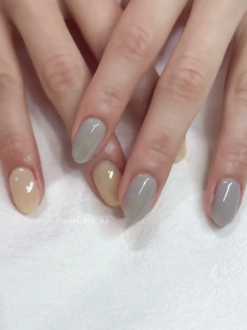 ネイル ハンドネイル 新宿代々木/キレイめ ちゅるん/miriのネイルデザイン
