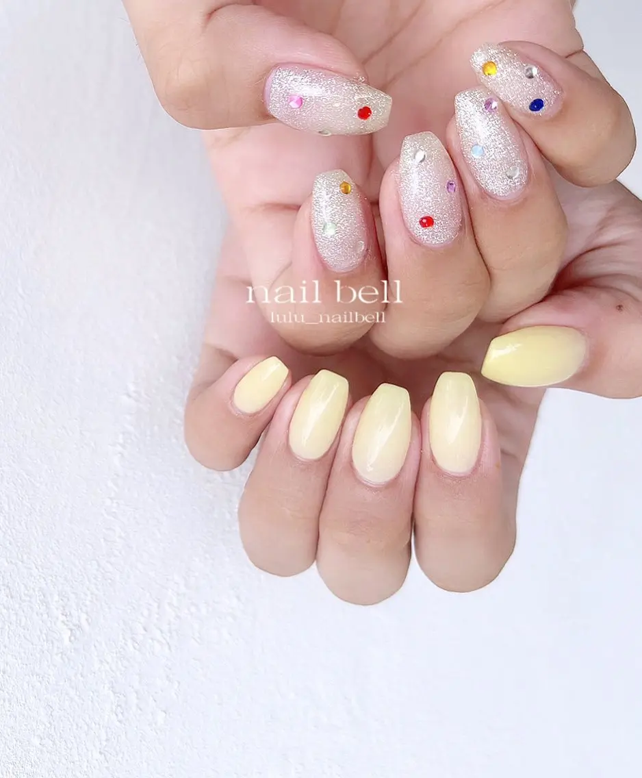 ネイル ハンドネイル 大人可愛いネイル🎗 Hinaのネイルデザイン