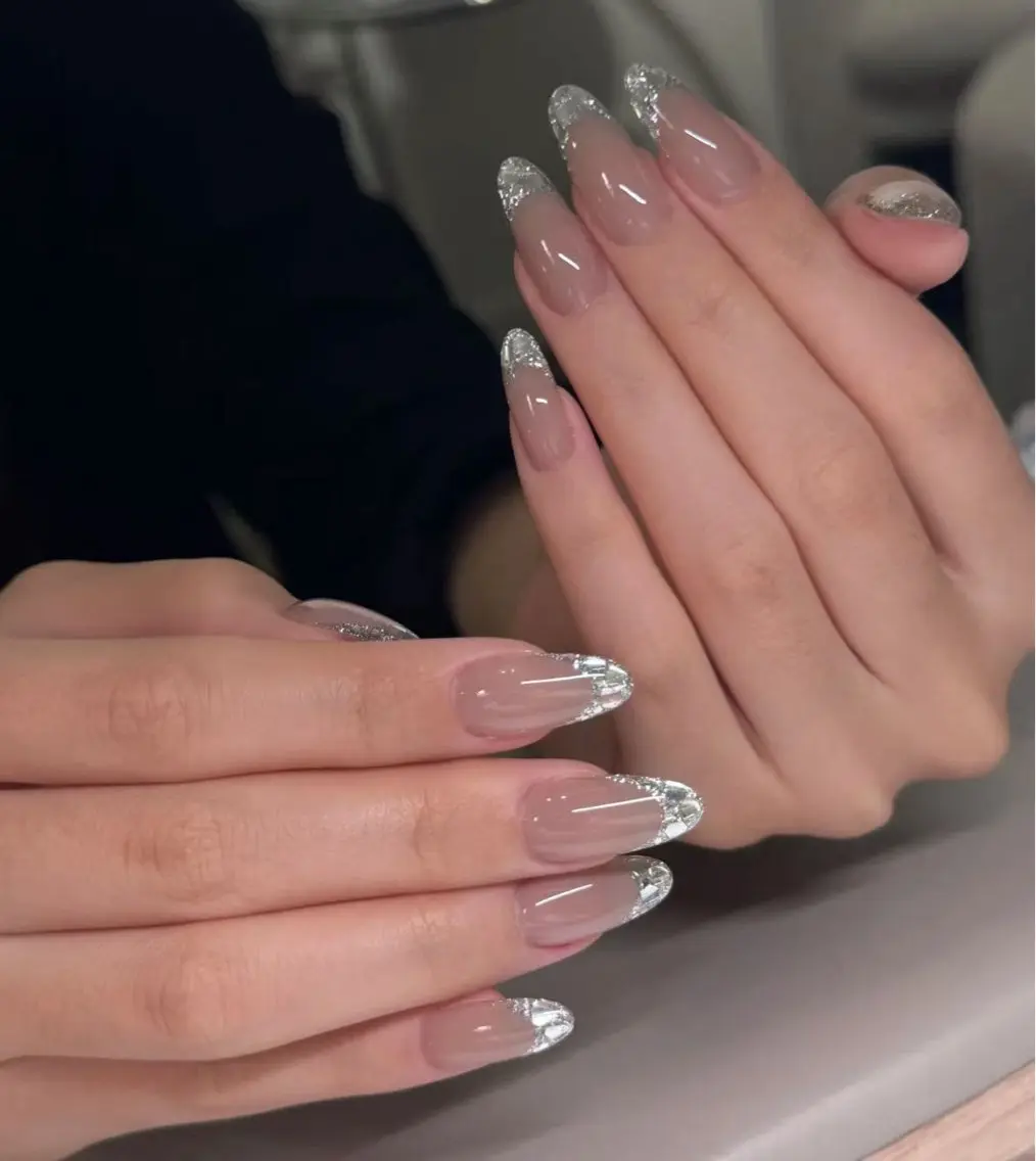 チップ長さだし+フレンチの写真