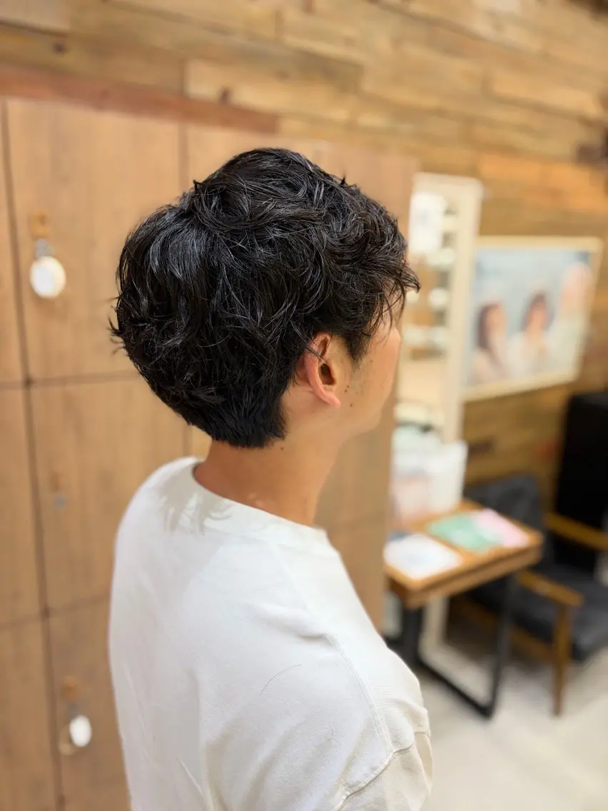 パーマ メンズ パーマ メンズパーマ/ウルフ /似合わせカット滉一のヘアスタイル