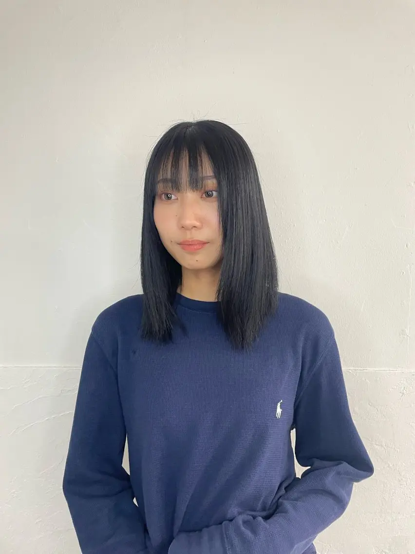 ミディアム カラー ヘアアレンジ 🦠デザインカラー/ 魚瀬あおい🦠のヘアスタイル