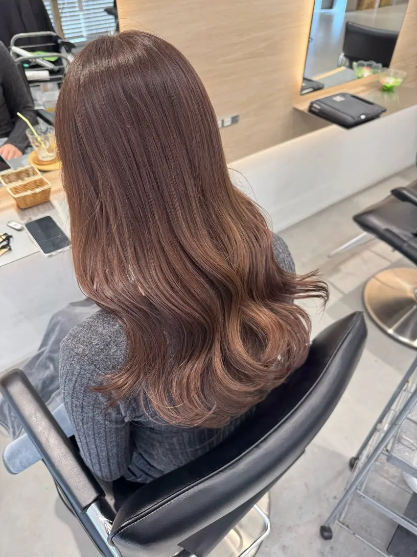 カラー ナカバチ ユイ🌼 Rizm greenのヘアスタイル
