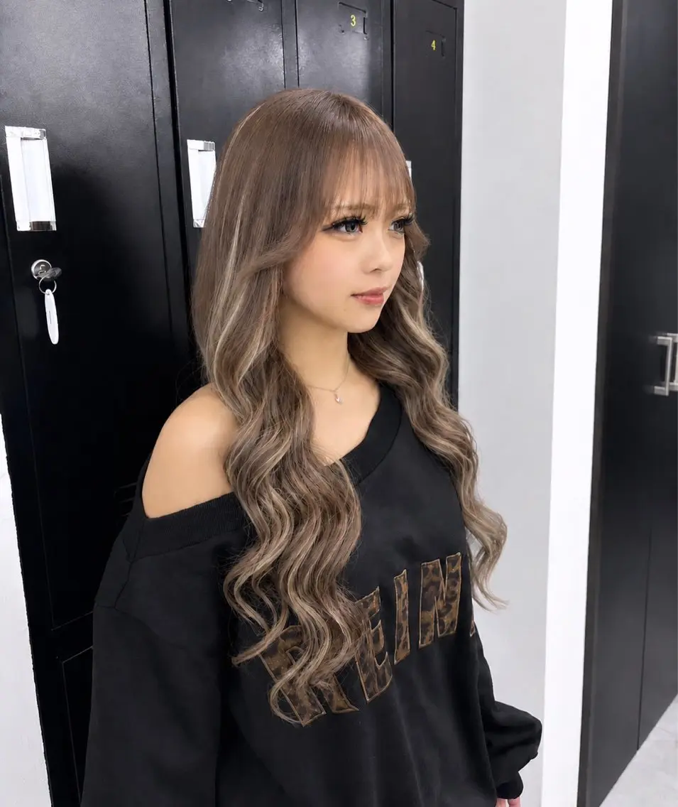 ロング エクステ ハイライト エクステ haruna☪︎ モデル募集中✩のヘアスタイル