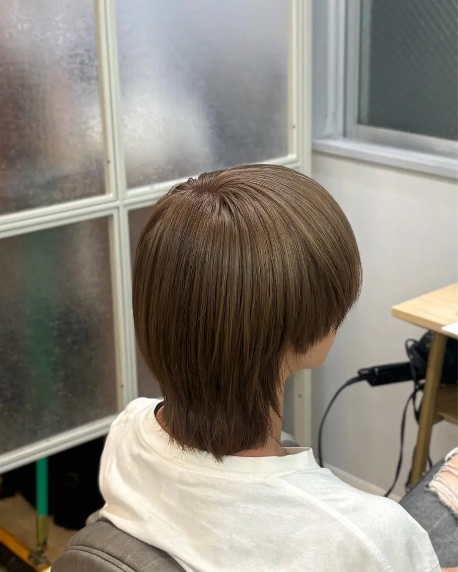 カラー ベージュカラー ブリーチ ミルクティーベージュ ヘアカラー トリートメント みお/ モデル様募集中⸝⸝꙳のヘアスタイル