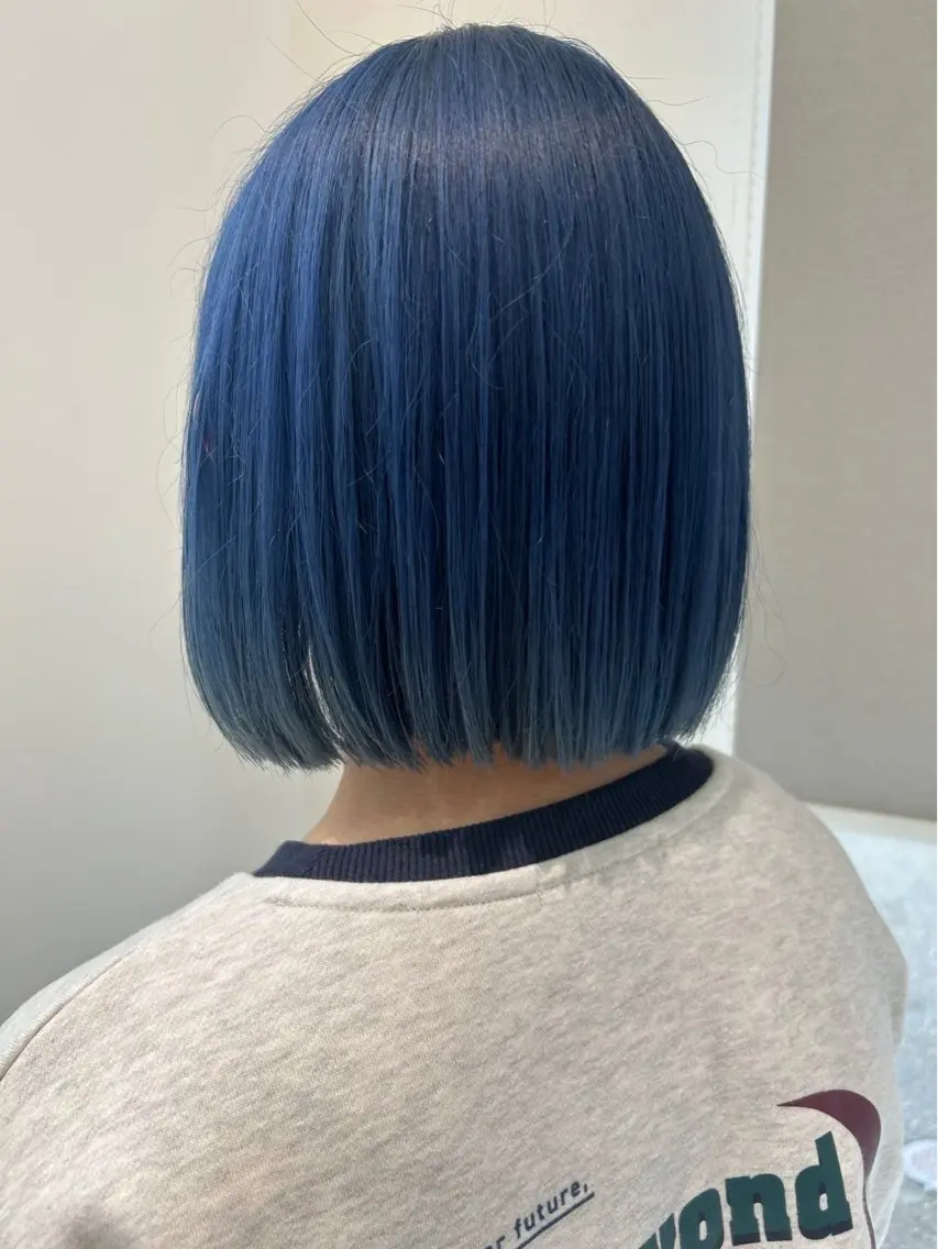 ミディアム ボブ ボブ/ハイトーン特化 、鯉口勇人のヘアスタイル