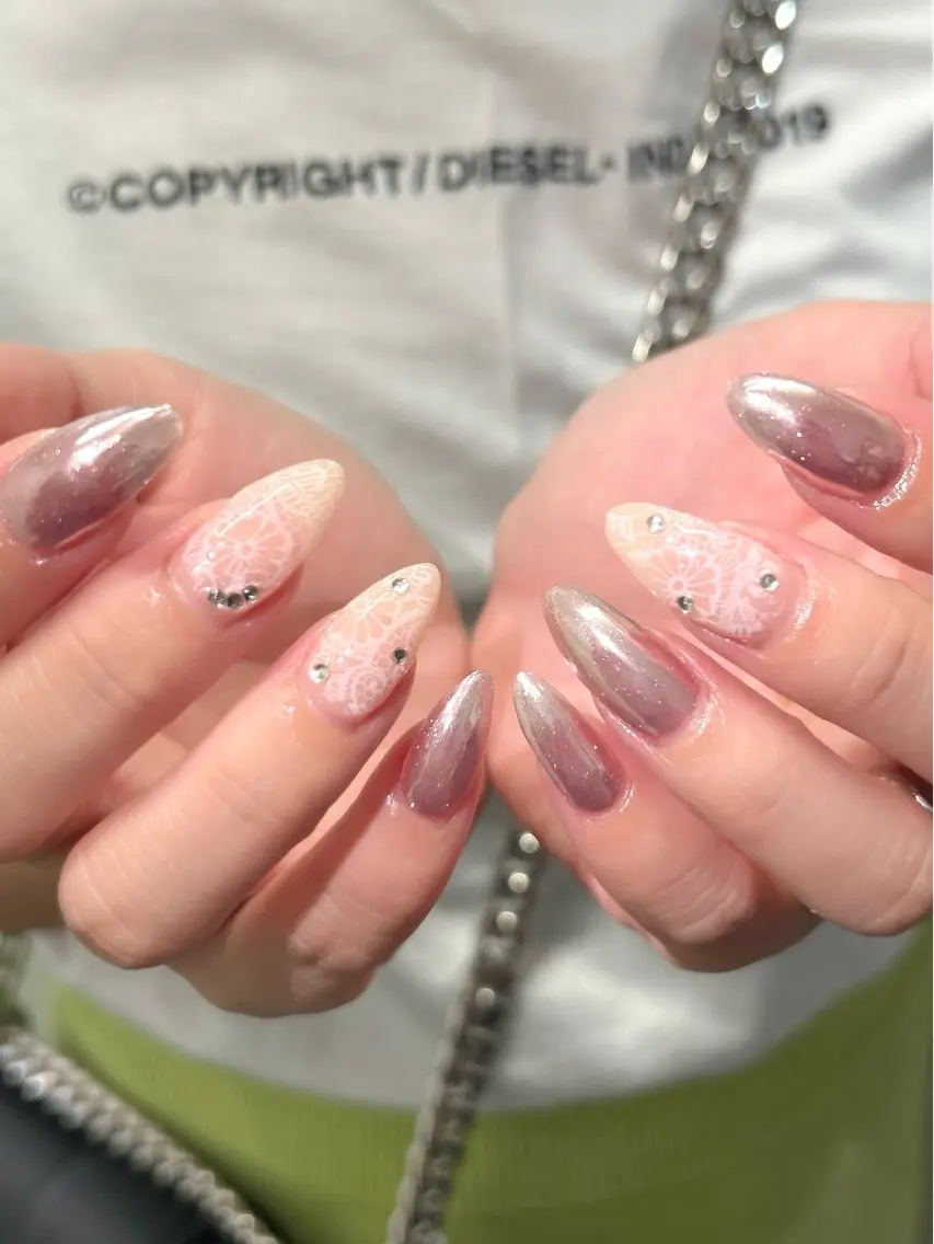 ネイル レース LuluNail __kotoneのネイルデザイン