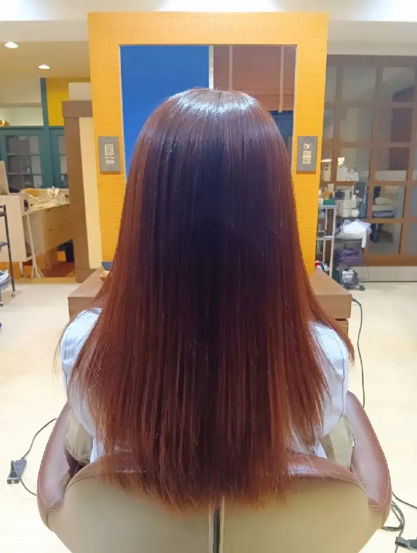 ロング カラー ブラウンカラー 髪質改善 トリートメント ヘアカラー トリートメント 小林暢🌟Orque 髪質改善サロン🌙のヘアスタイル