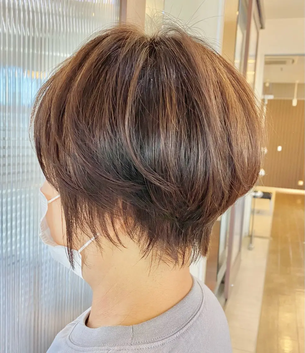 ショート 鈴木 千恵子のヘアスタイル