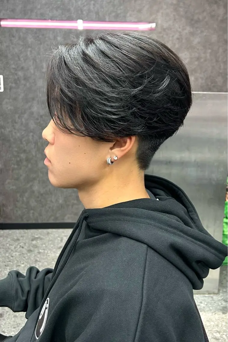 ショート カラー メンズ カット ヘアセット メンズスタイリスト 前田雄輝のヘアスタイル