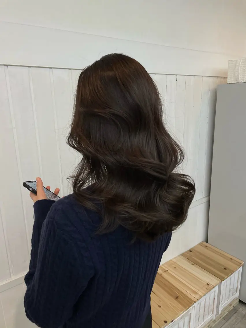 セミロング カラー カット ヘアカラー HIKARU副店長/ ✨️髪質改善のヘアスタイル