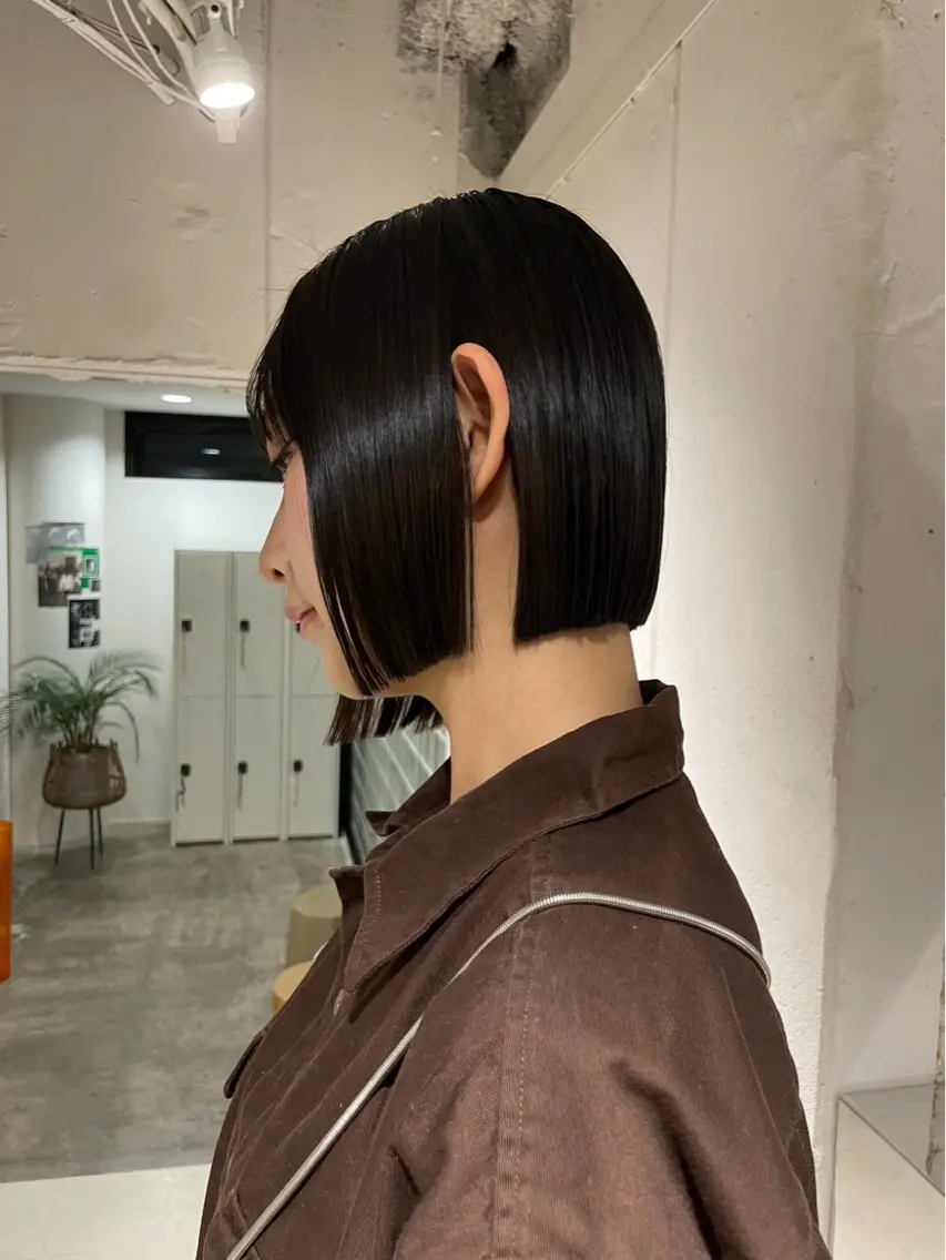 ショート ボブ ボブ/レイヤー ナカミネアキナのヘアスタイル