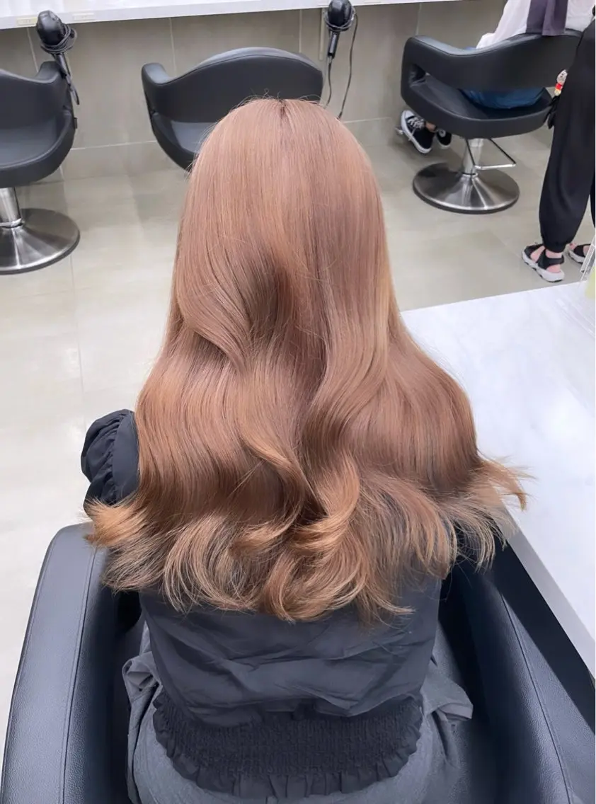 ロング 🤍透明感カラー/ 韓国レイヤー🤍のヘアスタイル
