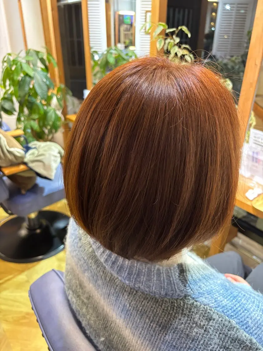 《毎月通えるコスパ◎カラー》🌱 ͛.*地毛風ナチュラルカラー×炭酸泉orミニスパ〝カット✖︎〟の写真