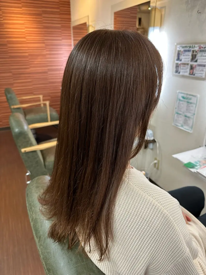 ロング カラー カット ヘアカラー 💜推しインナー カラー/菊池柊真💜のヘアスタイル