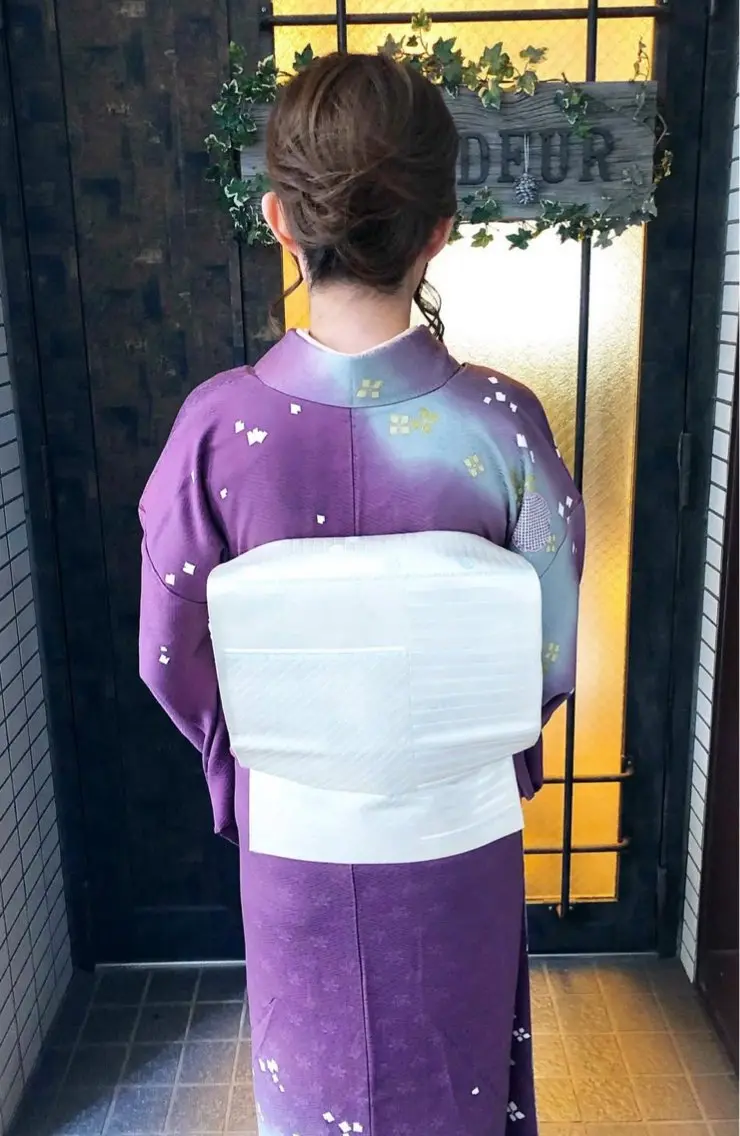 ヘアセット＋訪問着・付下げ・色無地のお着付け👘の写真