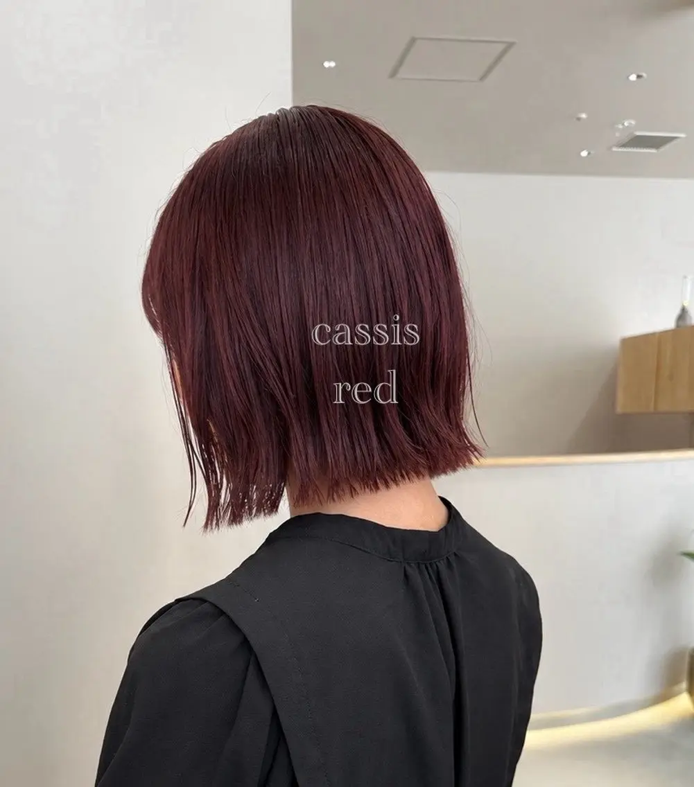 カラー ブリーチ ダブルカラー ボブ 髪質改善 ヘアカラー 平尾✨髪質改善トリー トメント✨Ryotaのヘアスタイル