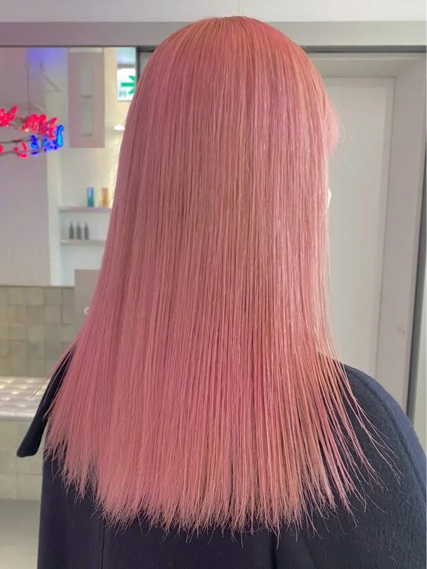 ロング 🇨🇳ハイトーン ワンホン🇰🇷ななのヘアスタイル