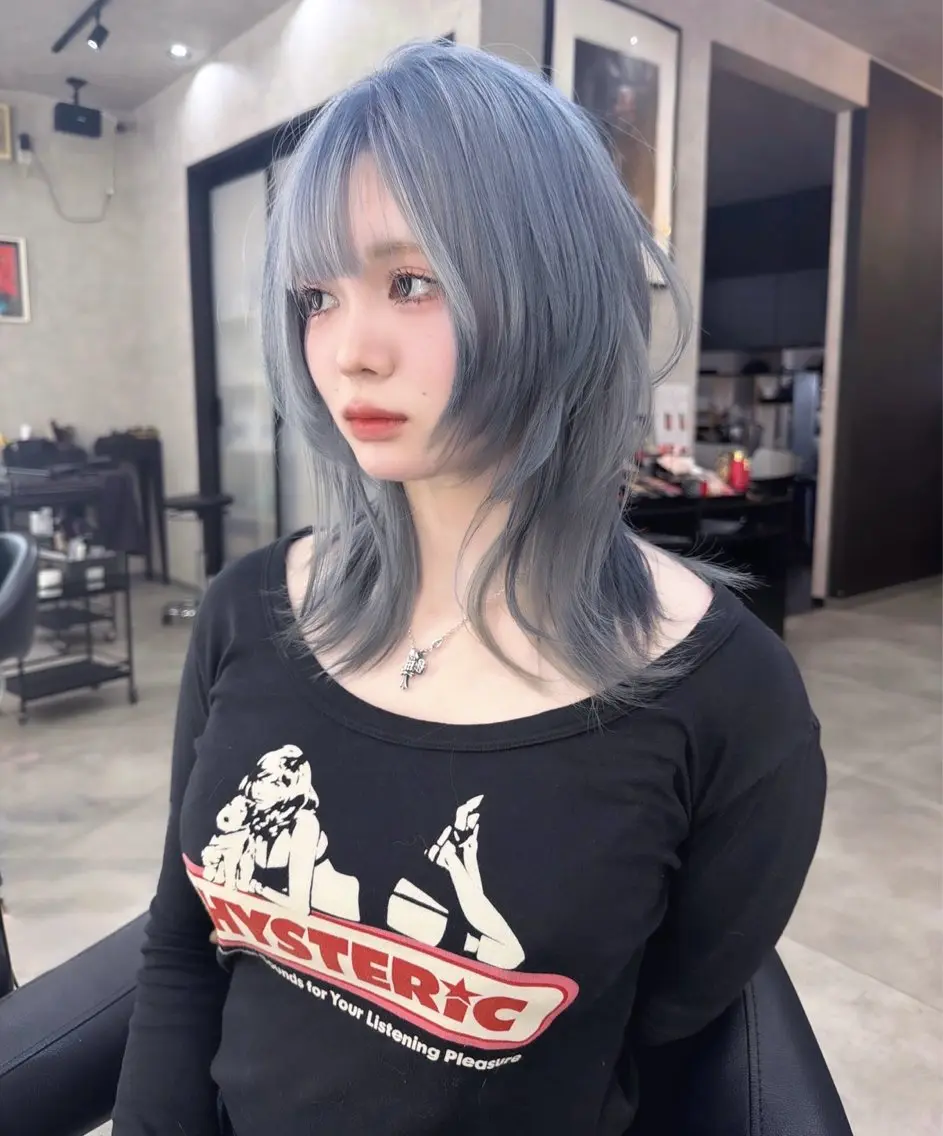 ミディアム ヘアカラー 佐藤 香太のヘアスタイル