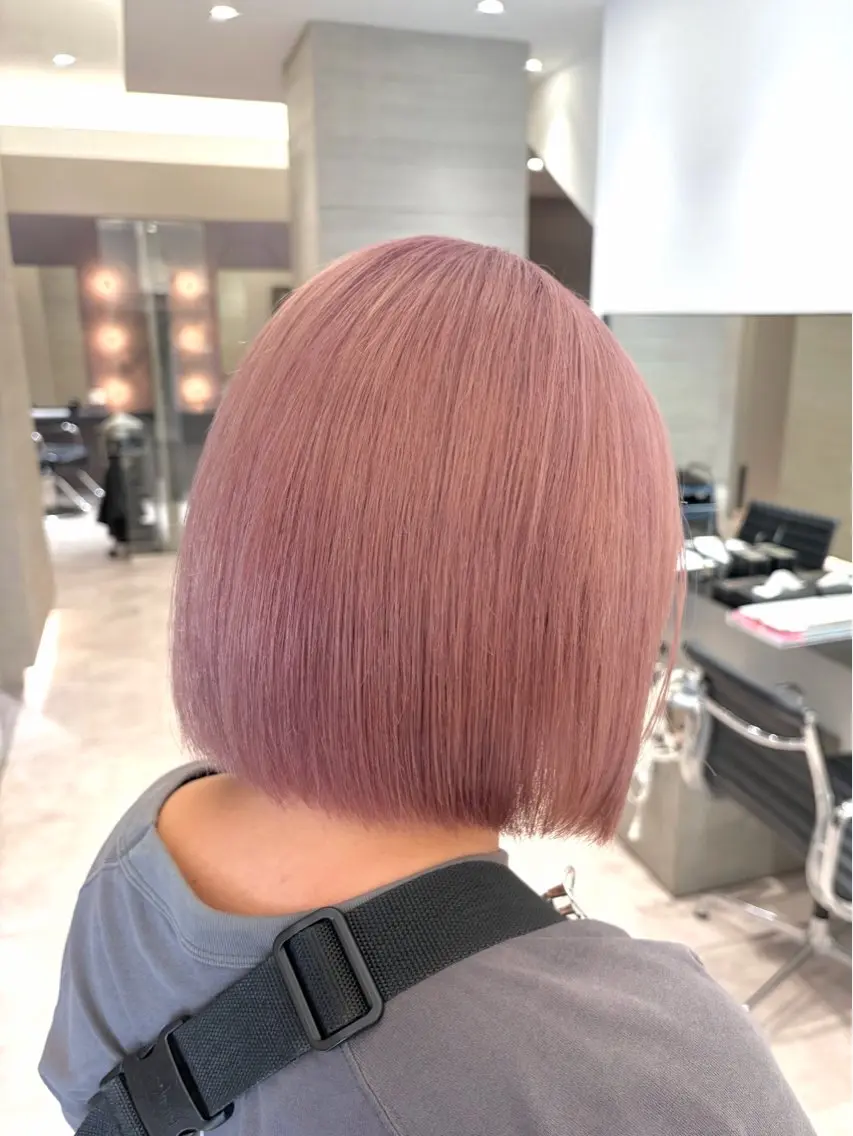 ショート カラー パーマ ヘアアレンジ メンズ メンズブリーチ ブリーチ ピンクカラー .⋆⟡💖 Marin💖⟡⋆.のヘアスタイル