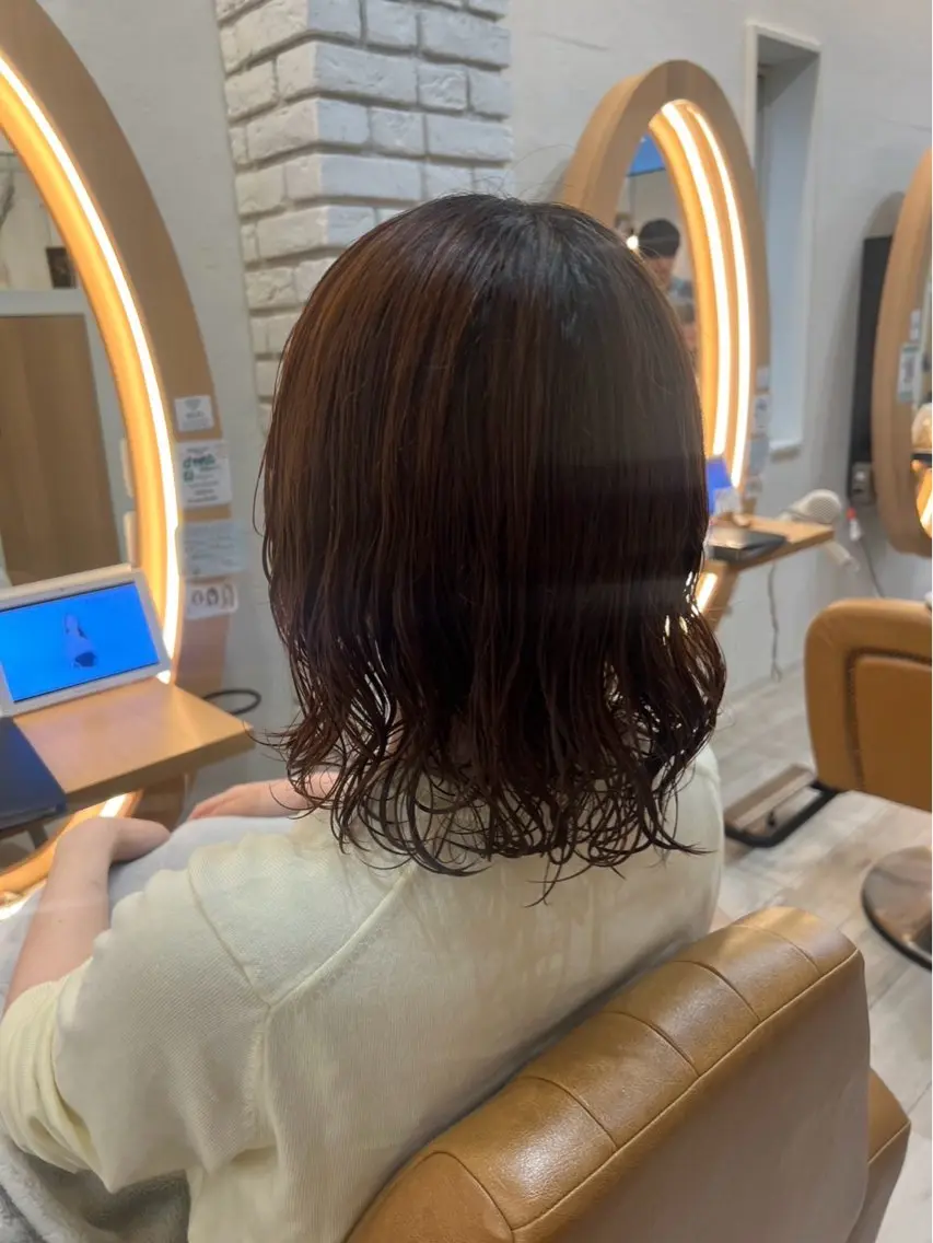 パーマ adorable 高橋 ひなののヘアスタイル