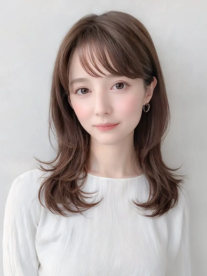 カラー 縮毛矯正 トリートメント 西井 好生のヘアスタイル