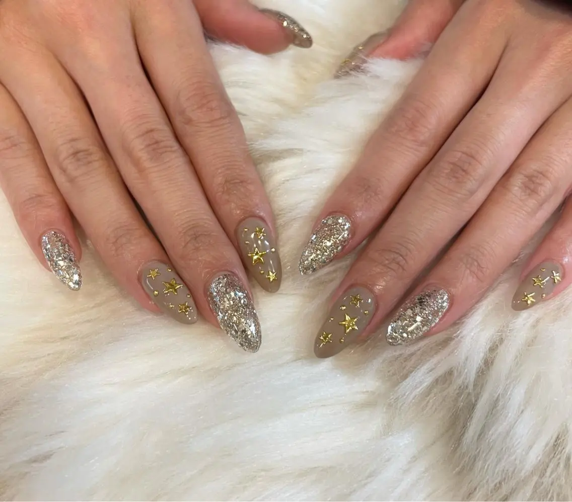 ネイル アートネイル 持ち込み スカルプネイル pro.M chiharuのネイルデザイン