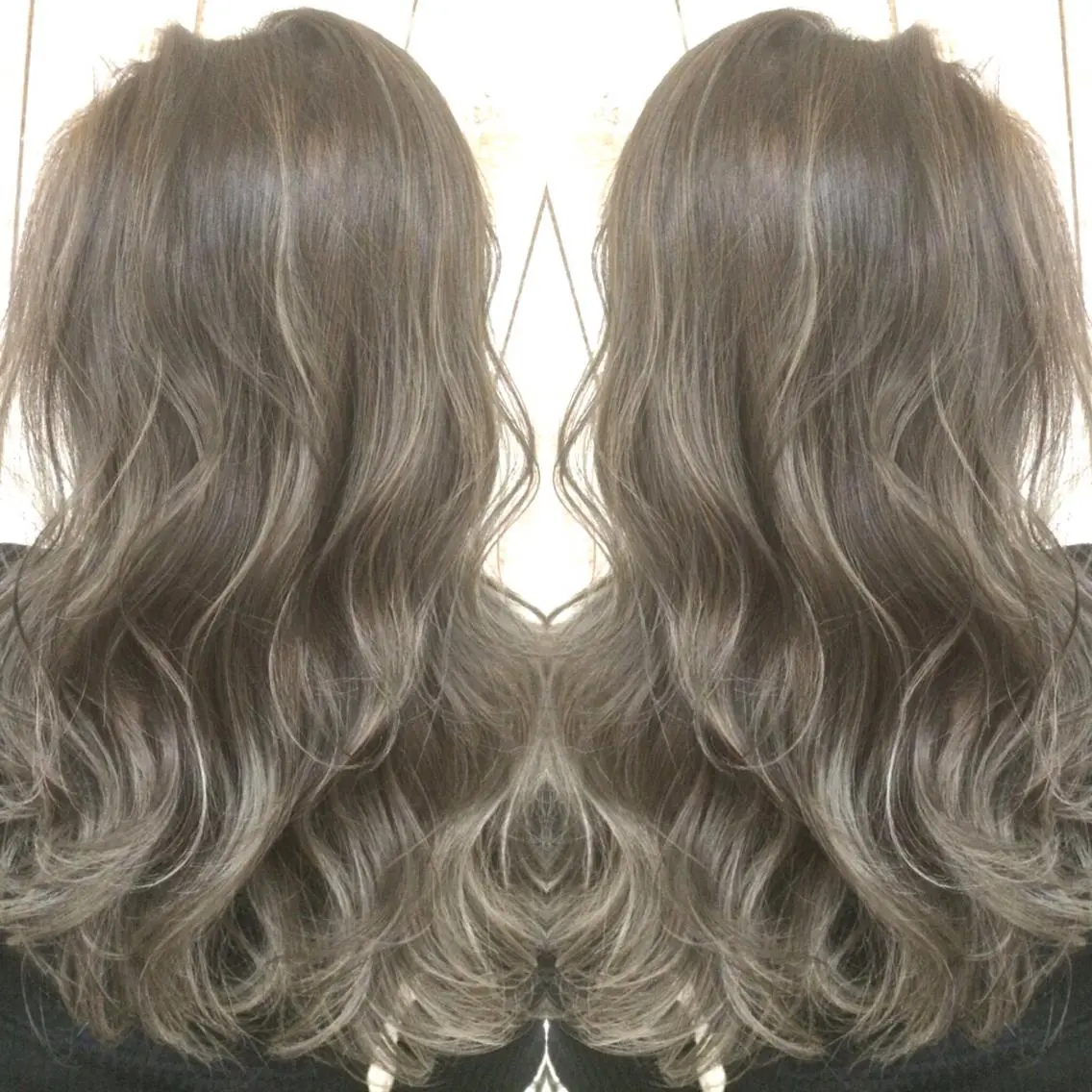 セミロング カラー ヘアカラー トリートメント 井上 一平のヘアスタイル