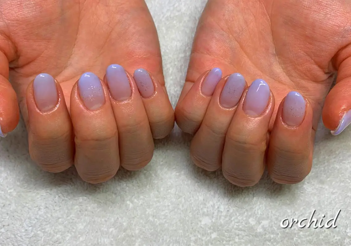 ネイル グラデーション orchid ♡オーキッドのネイルデザイン