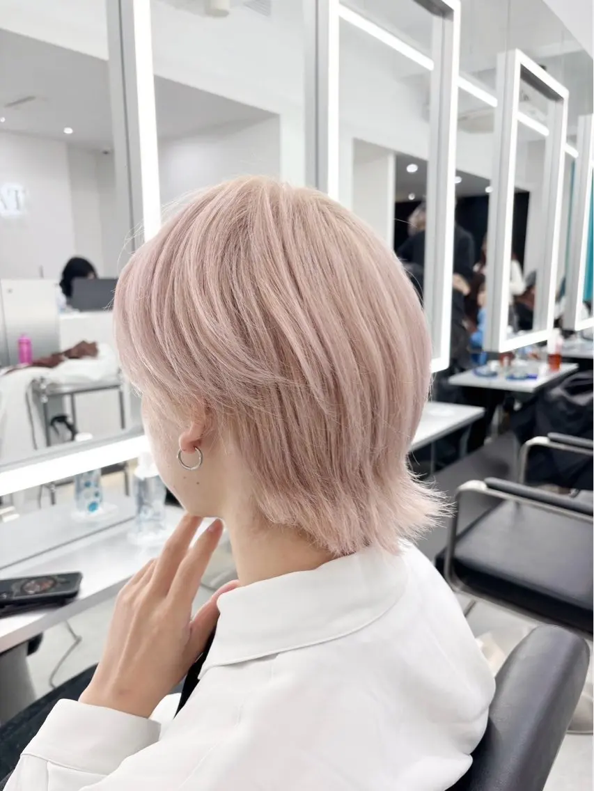 ブリーチカラーカット(メンズ限定)の写真