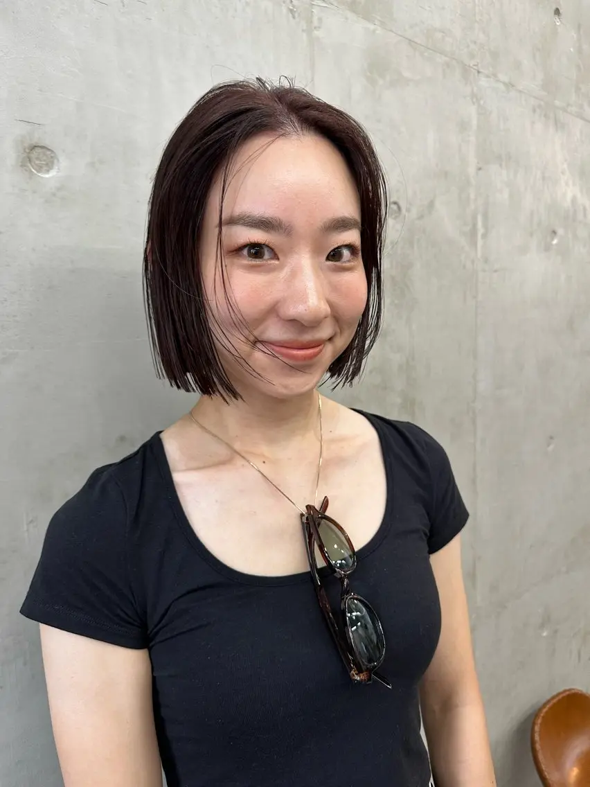 ショート カラー カット ヘアカラー SALTWATER AYARIのヘアスタイル
