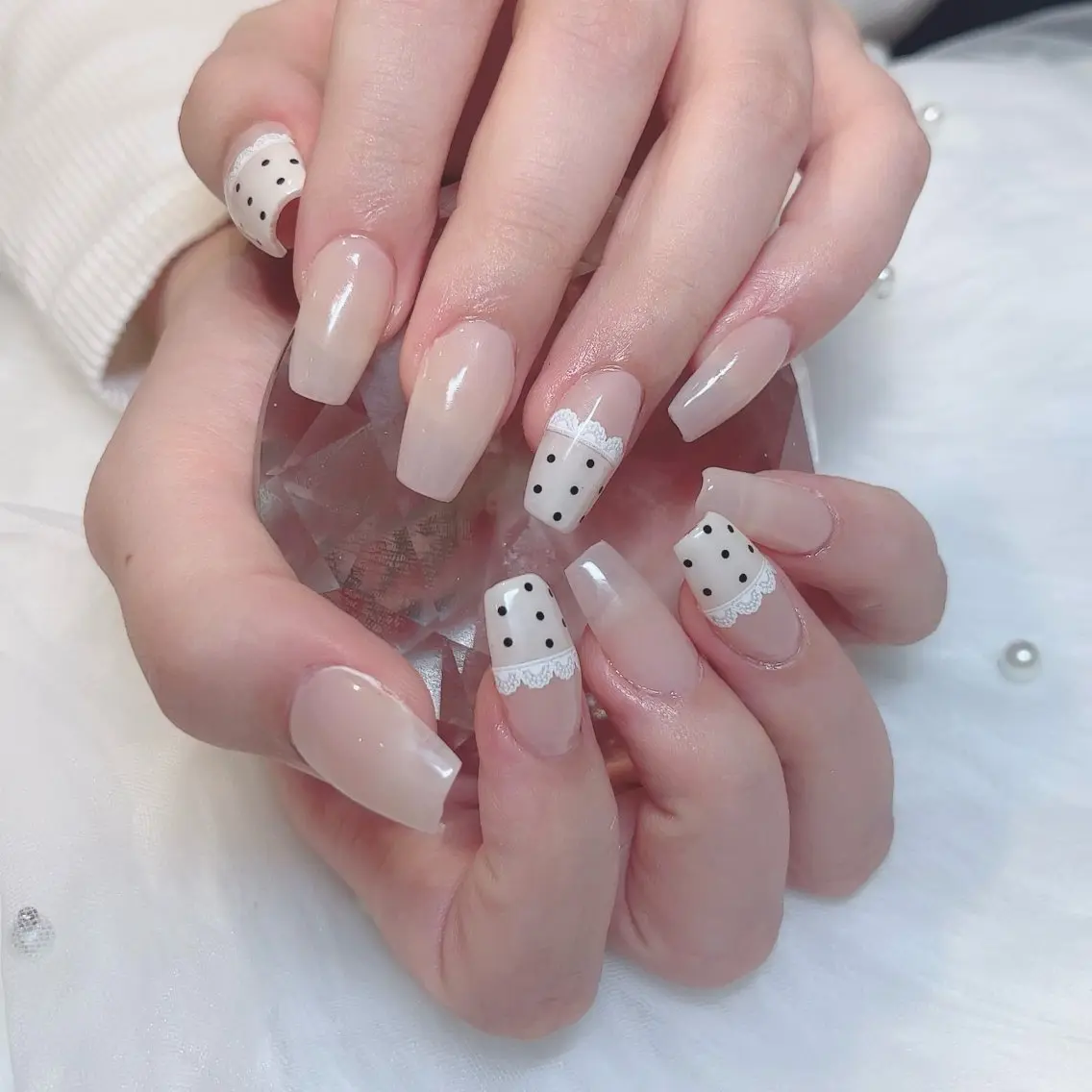 ネイル アートネイル 長さ出し ワンカラーネイル ハンドネイル hana 🎀💫のネイルデザイン