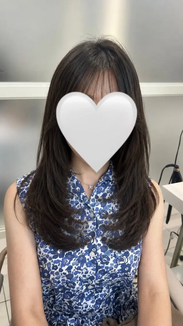 セミロング ヘアアレンジ /カラー和田茉日琉のヘアスタイル