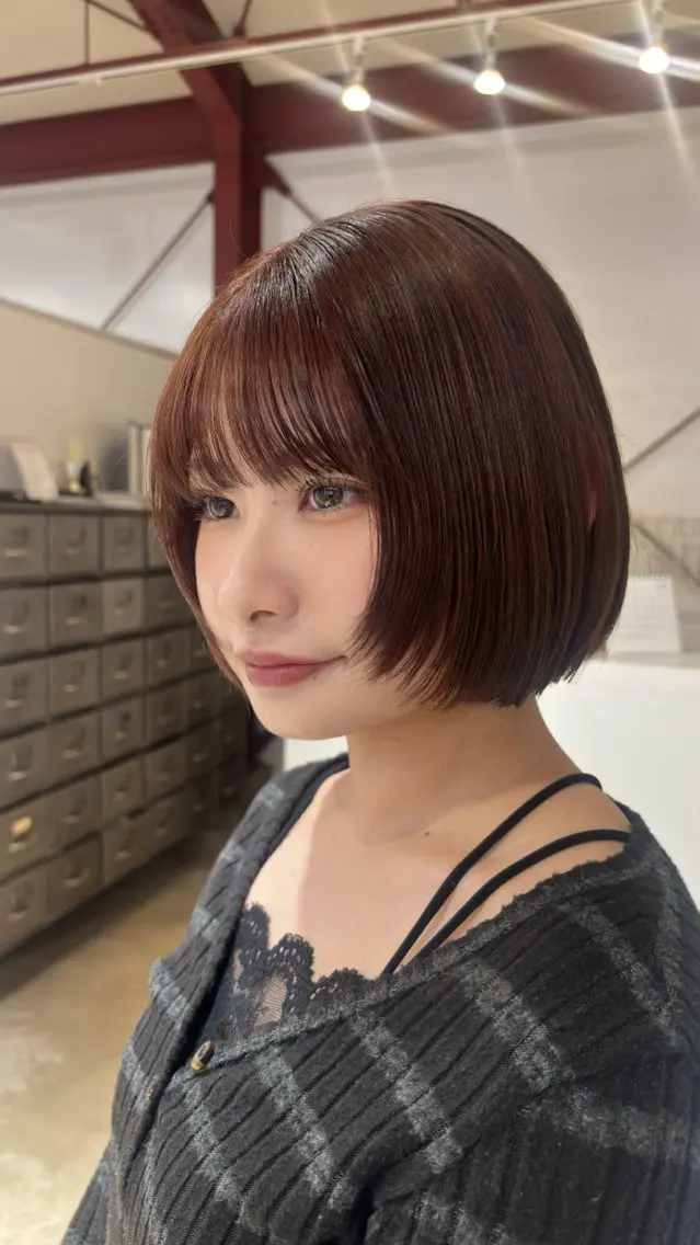 ショート ショートボブ ボブ ショートヘア 高野 優菜のヘアスタイル