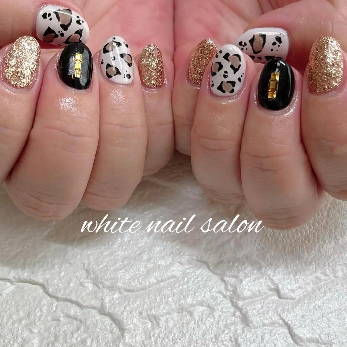 ネイル フットネイル ジェルネイル ハードジェル ラメ(グリッター) 持ち込み ハンドネイル white nail salonのネイルデザイン