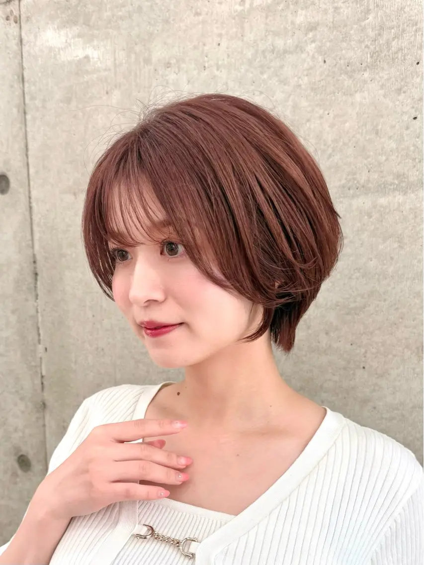 ショート カット トリートメント 似合わせボブ🌟 髪質改善🎀村松優斗のヘアスタイル