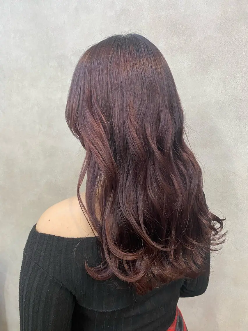 ロング カラー カット ヘアカラー アトレ＊個室サロン himekaのヘアスタイル