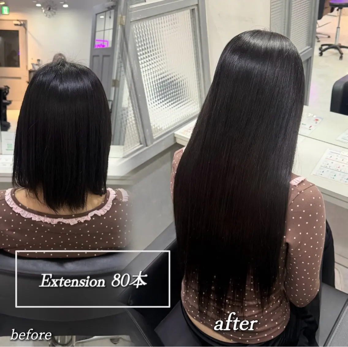 ロング エクステ 🦋REISA🦋 エクステ×ハイトーンのヘアスタイル