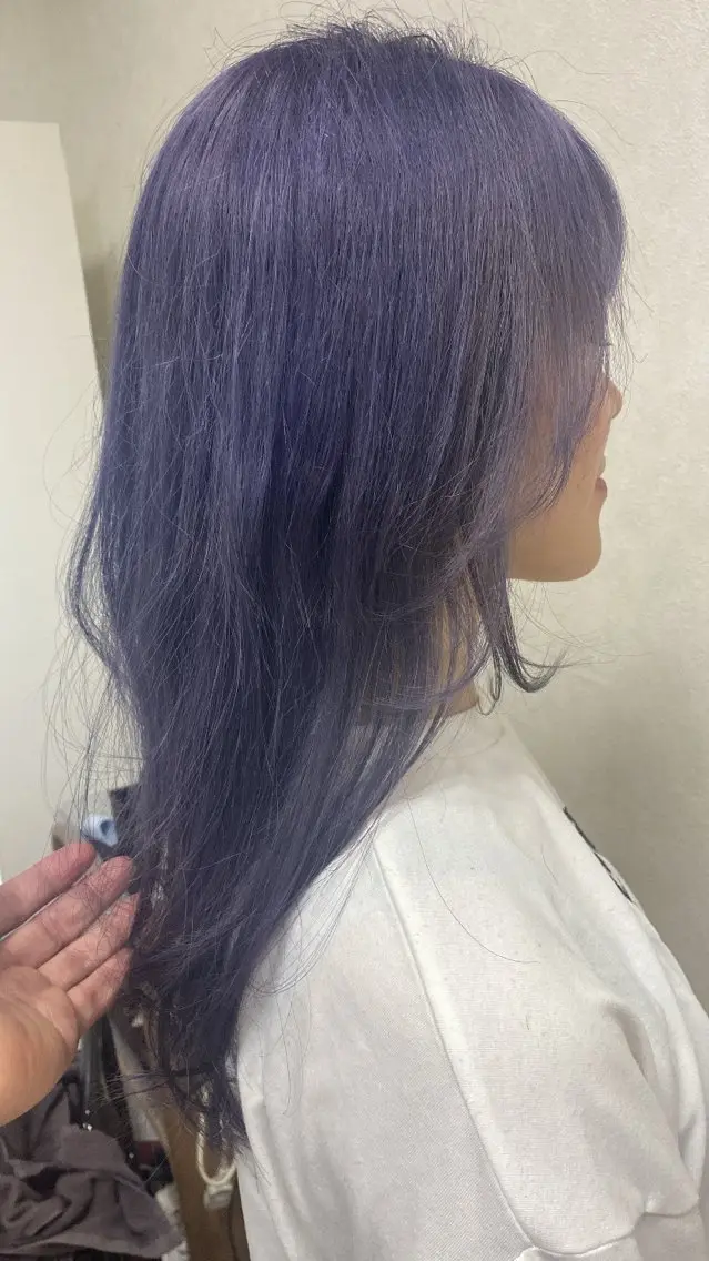 セミロング カラー ヘアアレンジ 顔周りカット レイヤーカット 中野 一哉のヘアスタイル