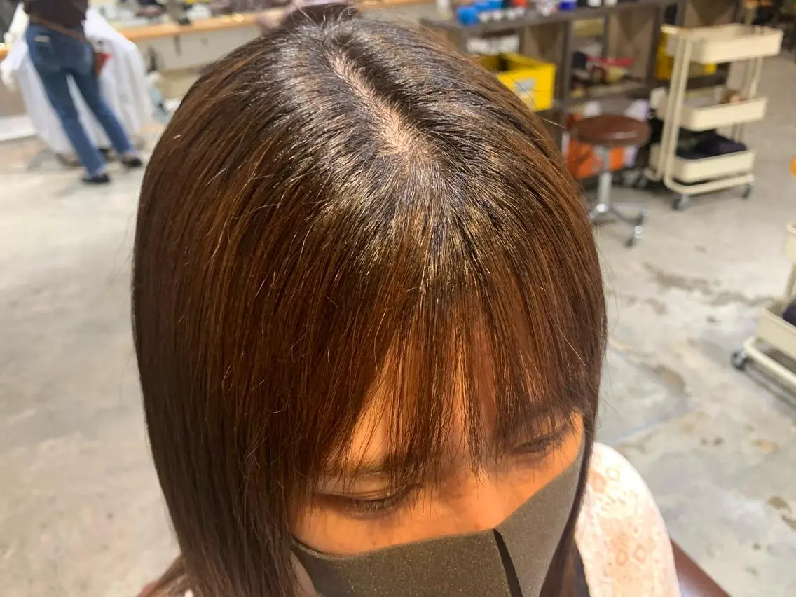 セミロング ショート🌼パーマ 本間正子のヘアスタイル