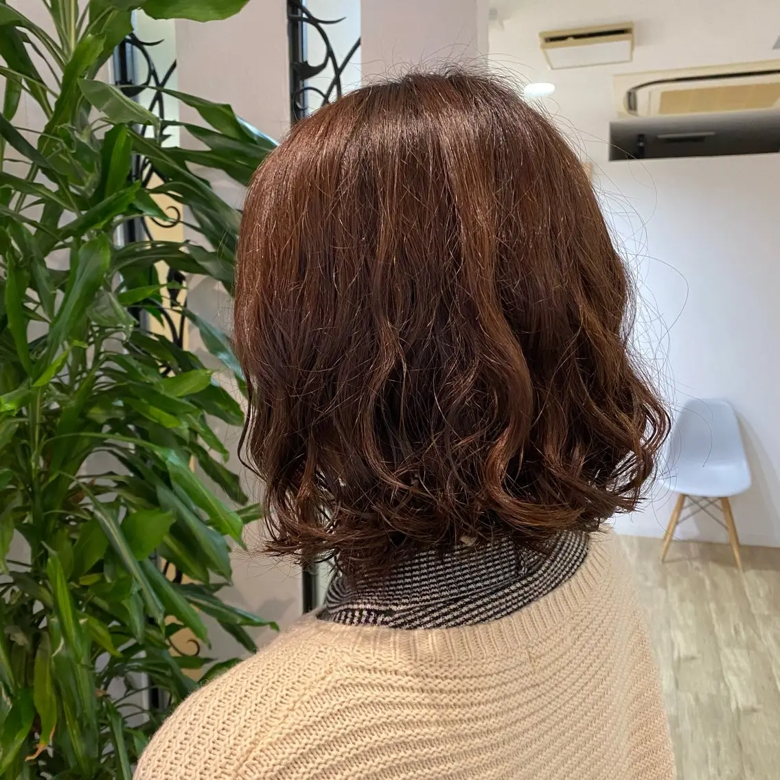 ミディアム パーマ カット パーマ パーマモデル募集中 渥美翔人のヘアスタイル