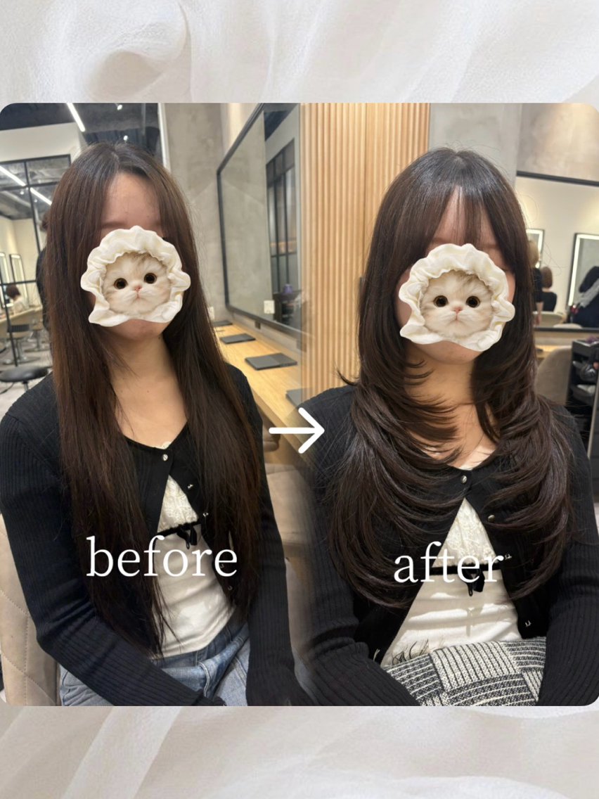 ロング カラー レイヤー🍀ボブ 浦和🍓YUIのヘアスタイル