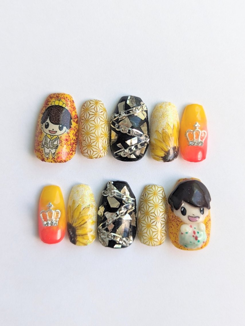 ネイル ネイルチップ その他(ネイル) 推しネイル | 　aycnailのネイルデザイン