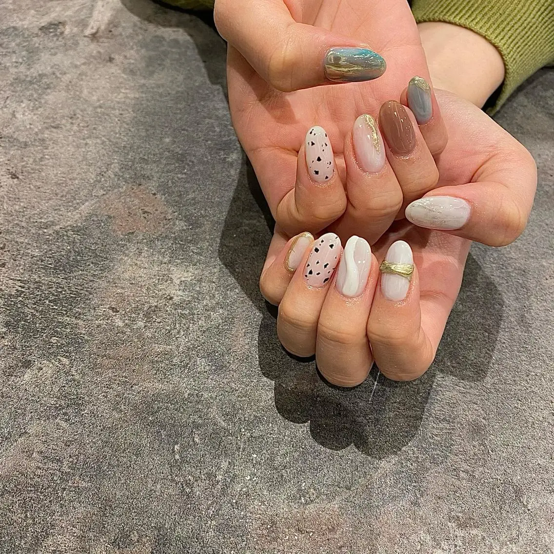ネイル ハンドネイル 鶴田୨ৎmaison de NALIのネイルデザイン