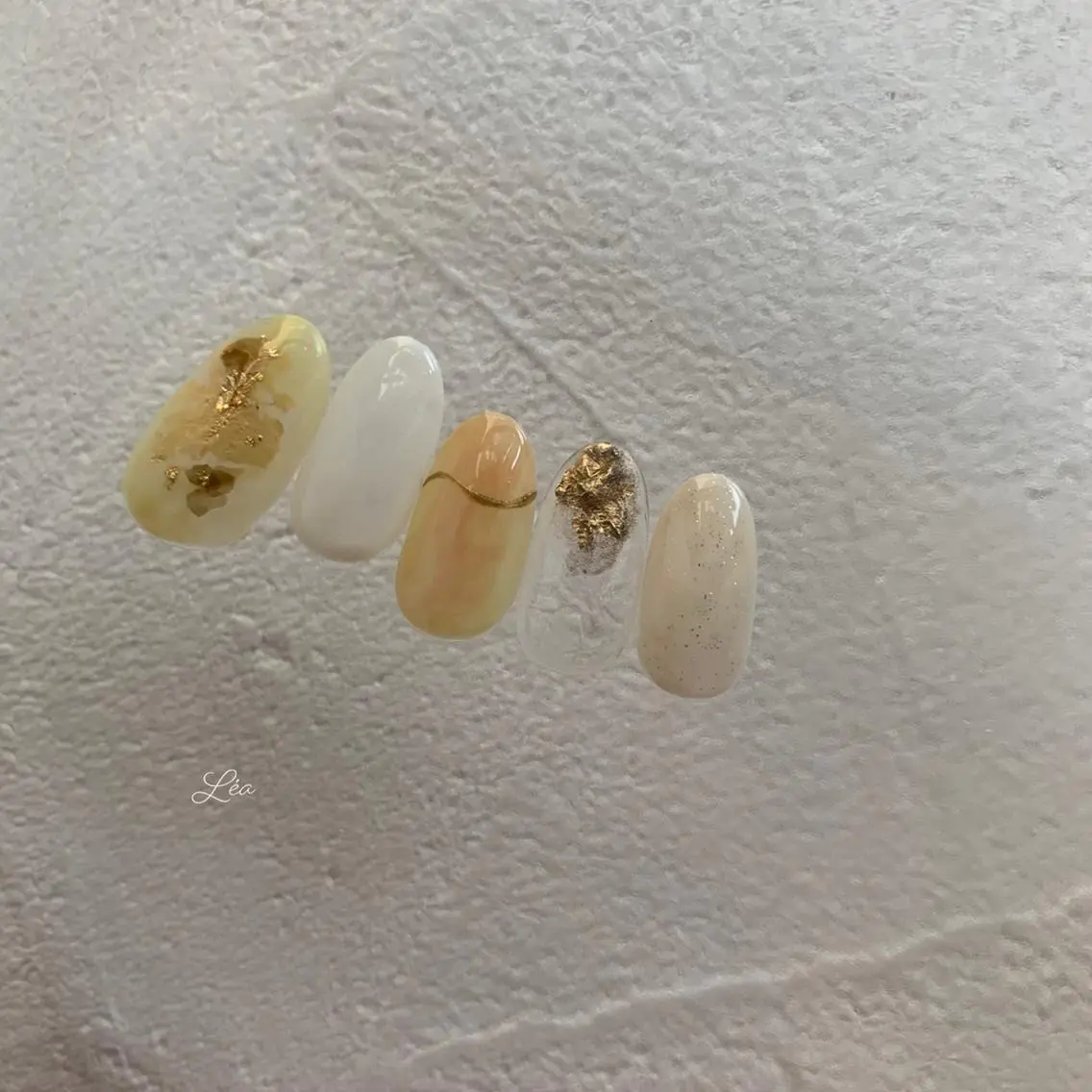 ネイル ジェルネイル パラジェル Léa nailのネイルデザイン