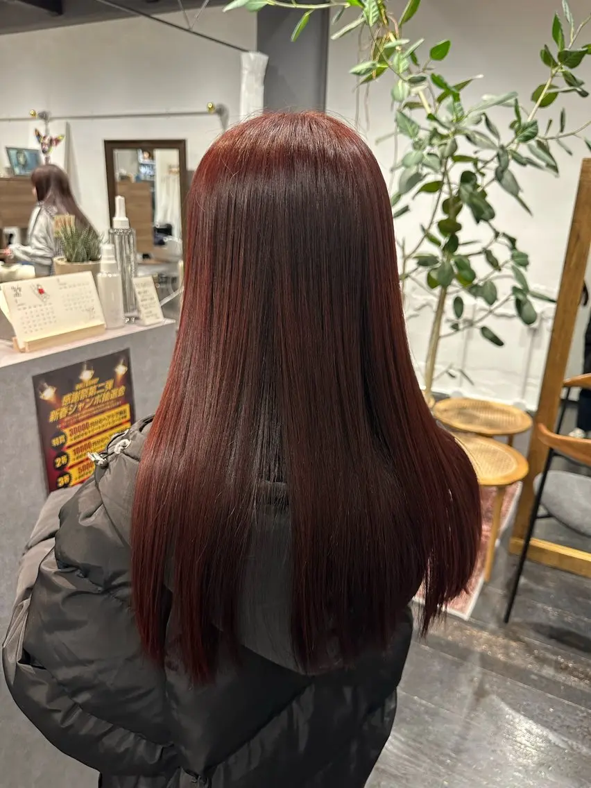 ロング 稲本麻衣 【韓国ヘア】のヘアスタイル